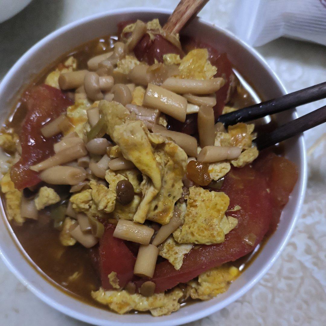 蟹味菇鸡蛋酱