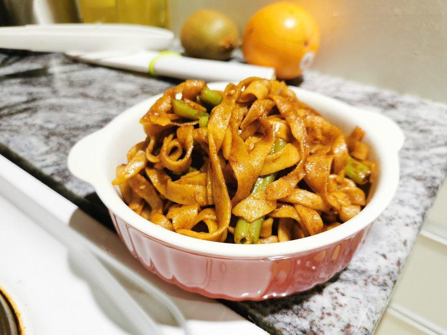 地道老北京扁豆焖面 豆角焖面 太好吃小心吃撑哦