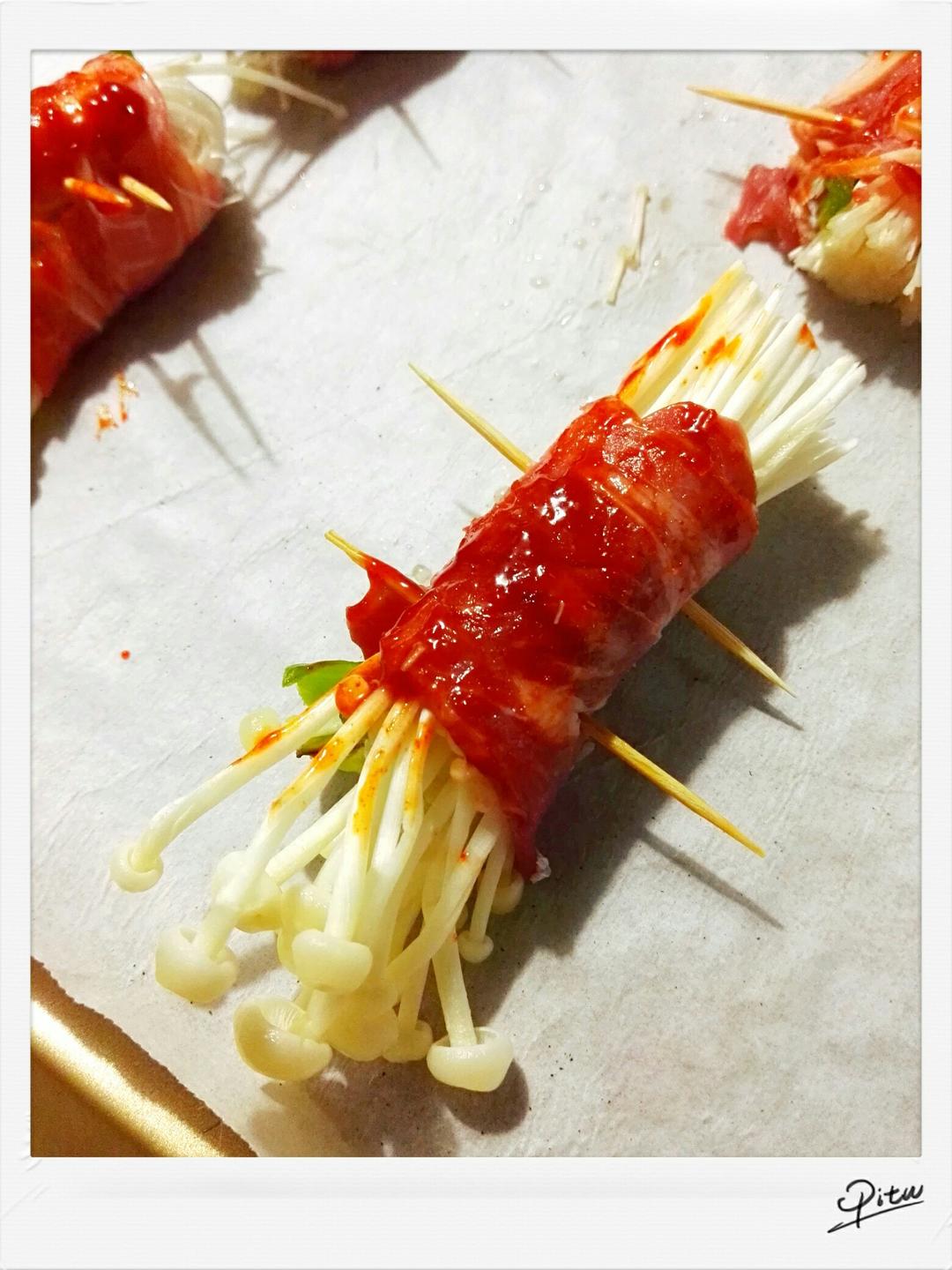 金针菇培根卷（烤箱）