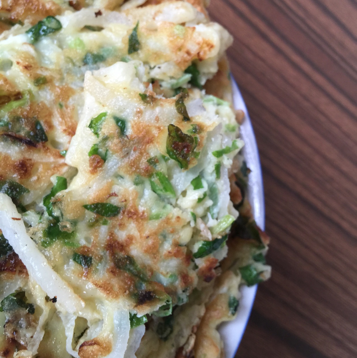 菠菜萝卜饼