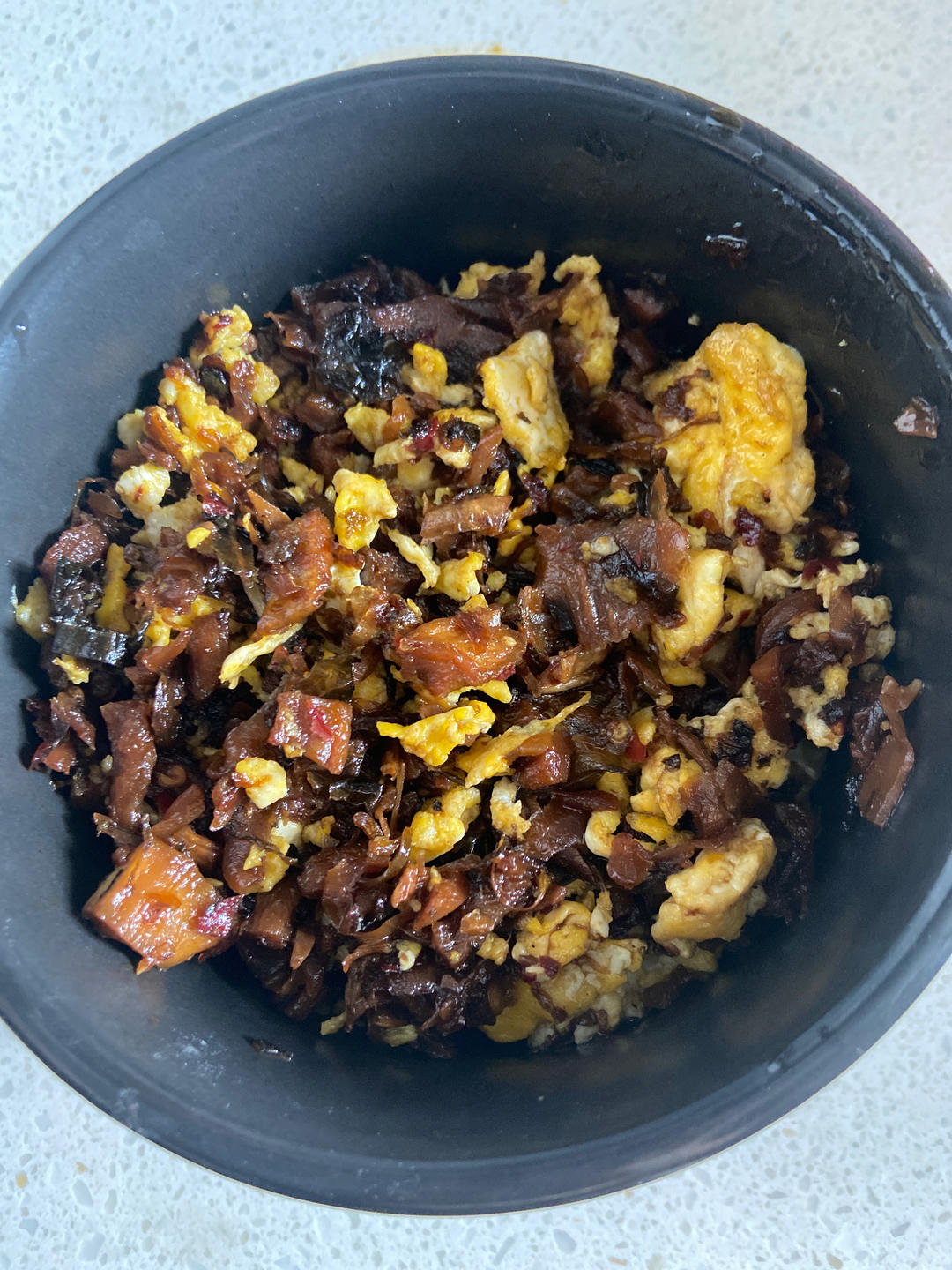 鸡蛋炒外婆菜(下饭菜)