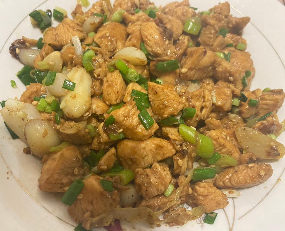 孜然蒜香鸡胸肉