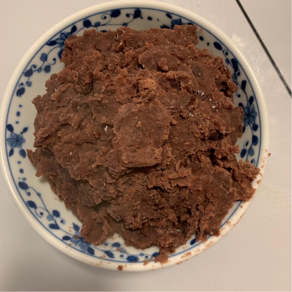 面包机炒红豆沙