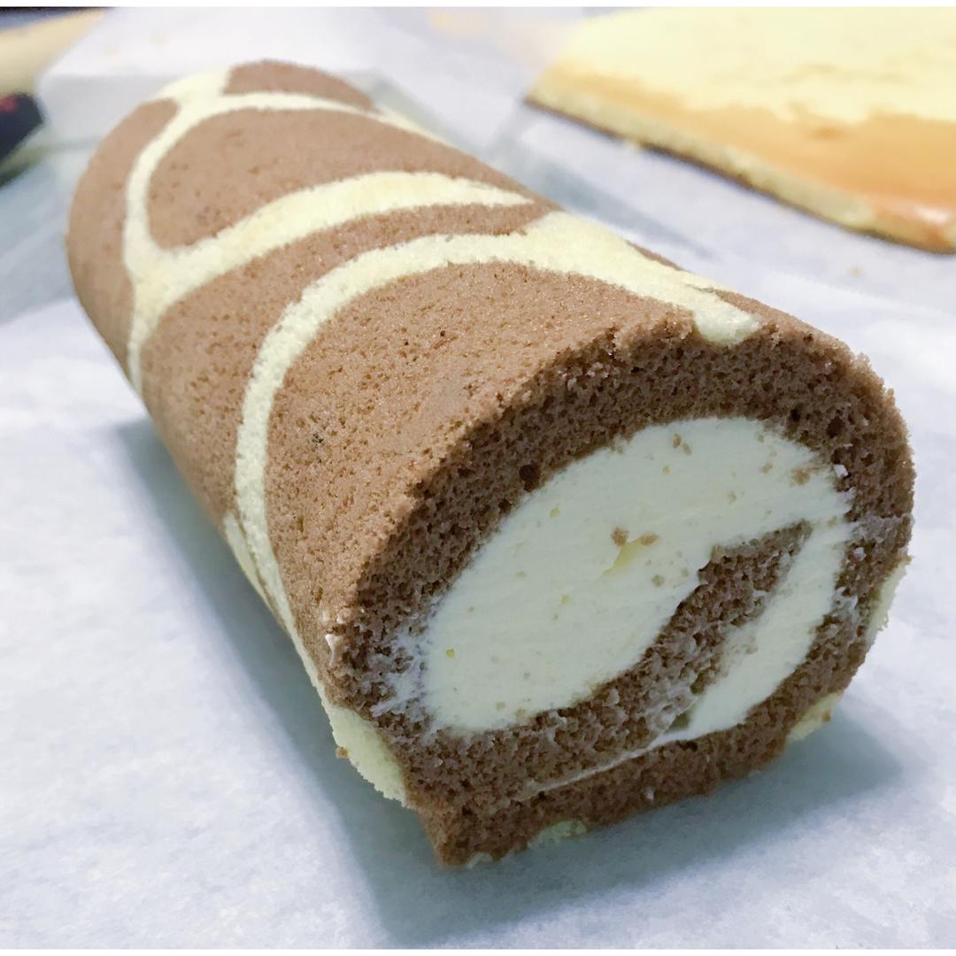 奶牛蛋糕卷+长颈鹿蛋糕卷