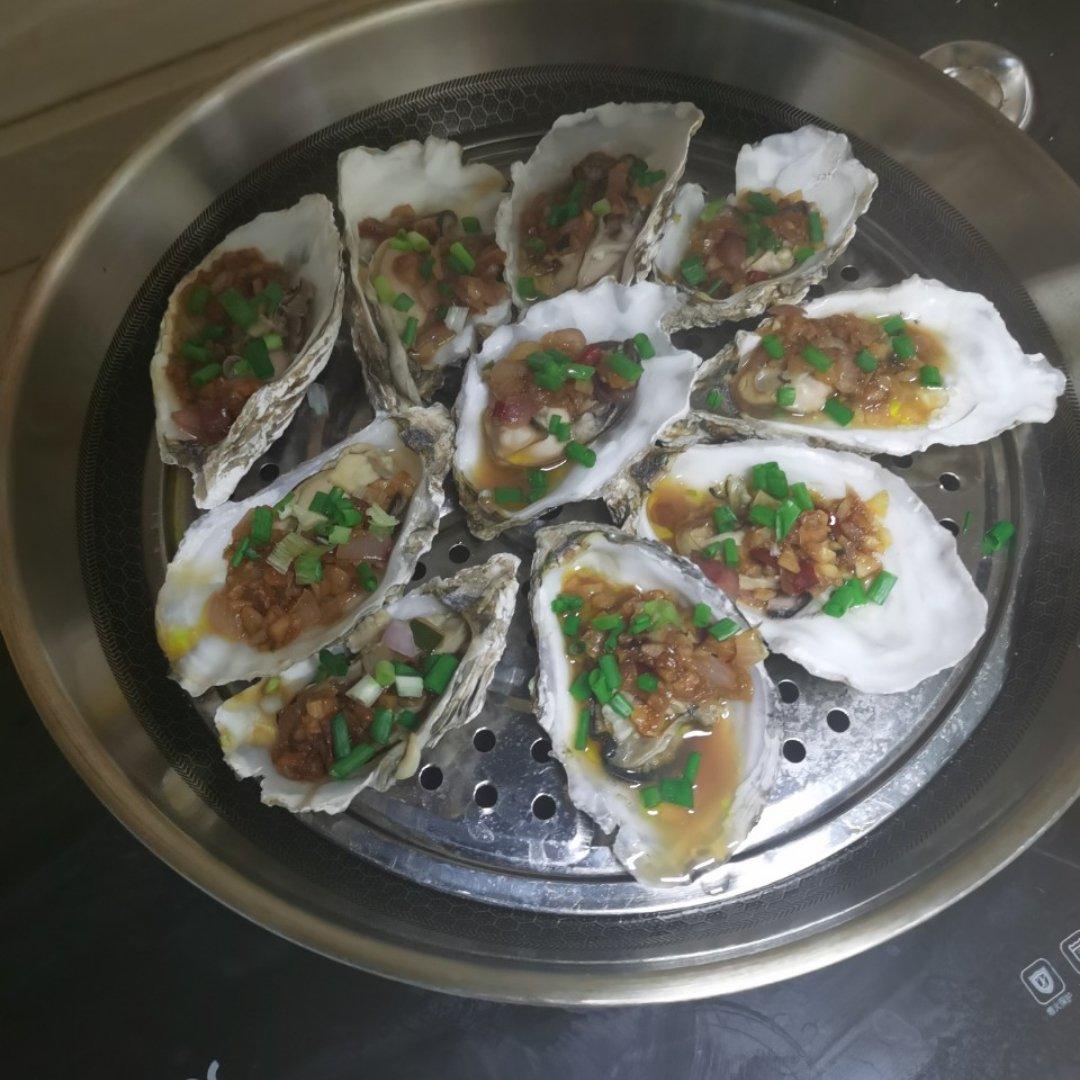 超简单～蒸蒜蓉生蚝