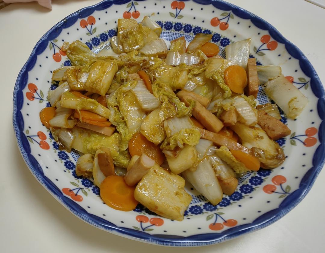 白菜炒年糕