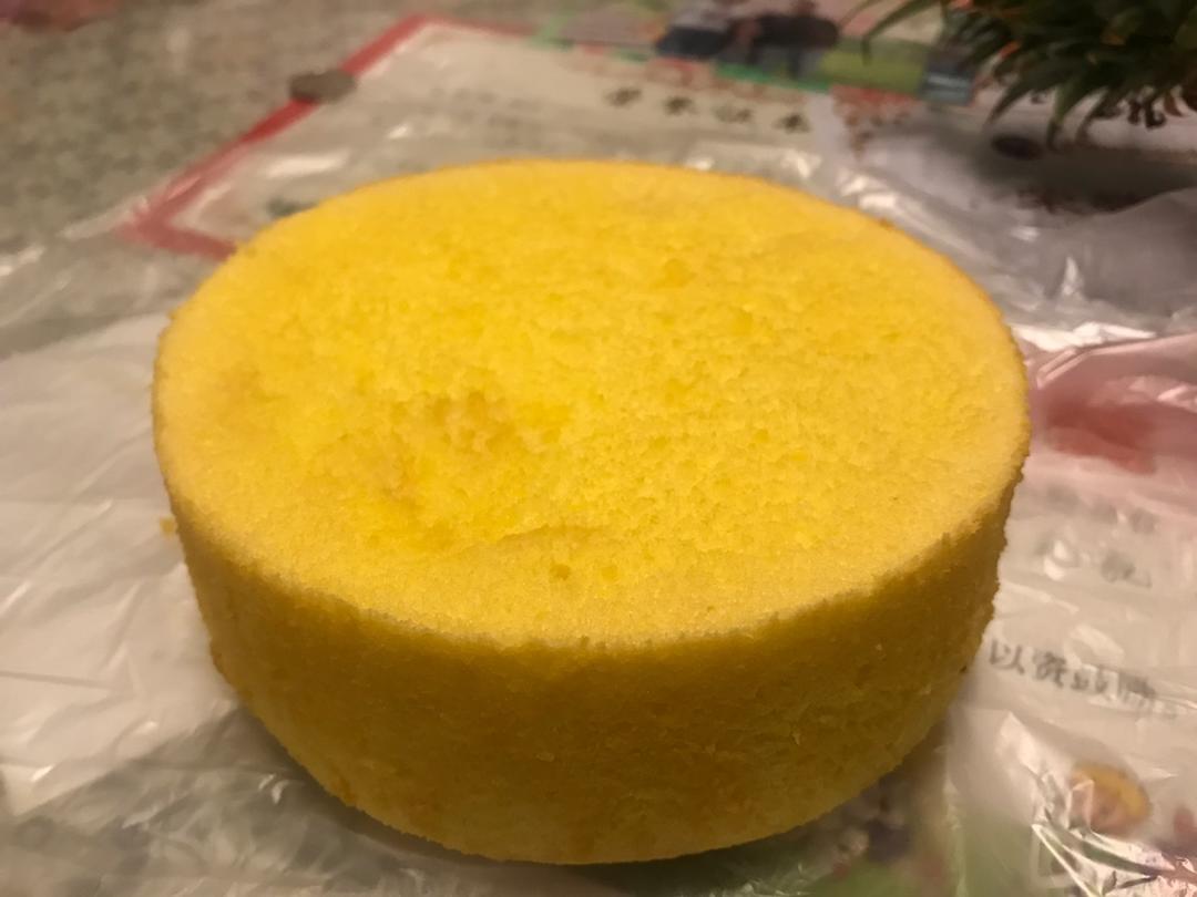 6寸戚风蛋糕（2蛋）