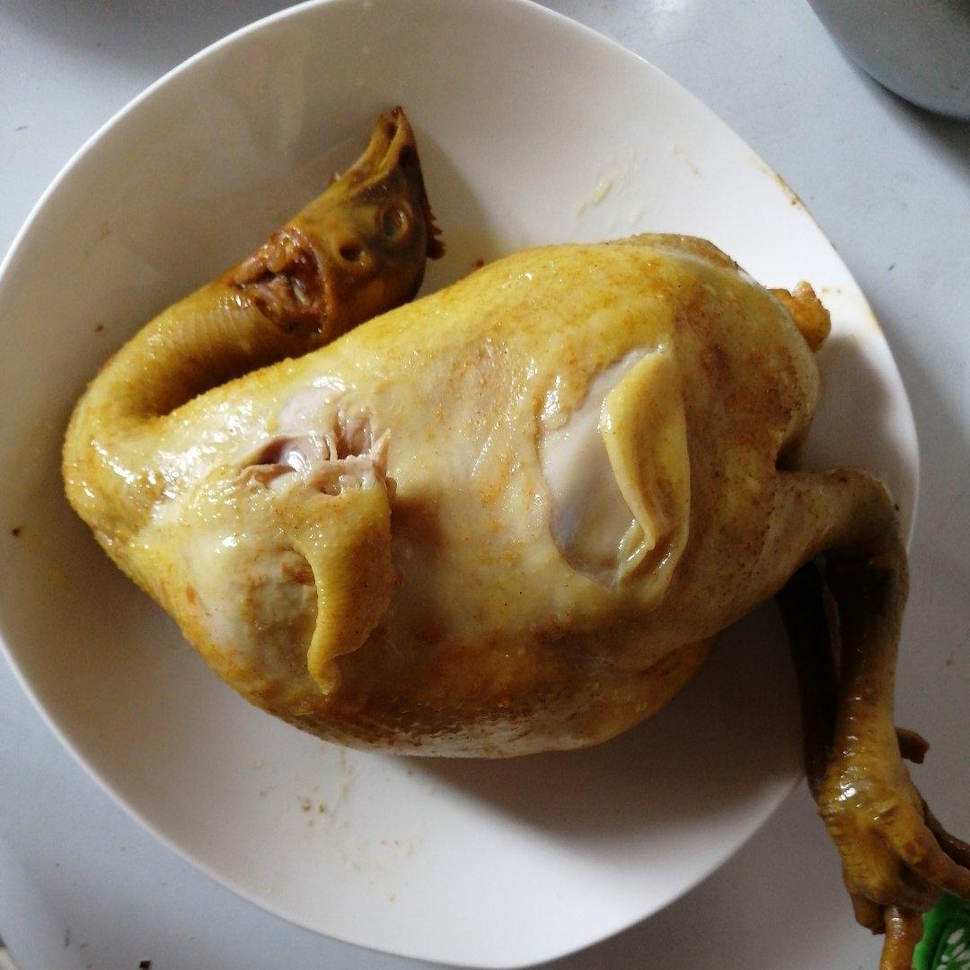 家常版盐焗鸡 做法简易 皮脆肉嫩