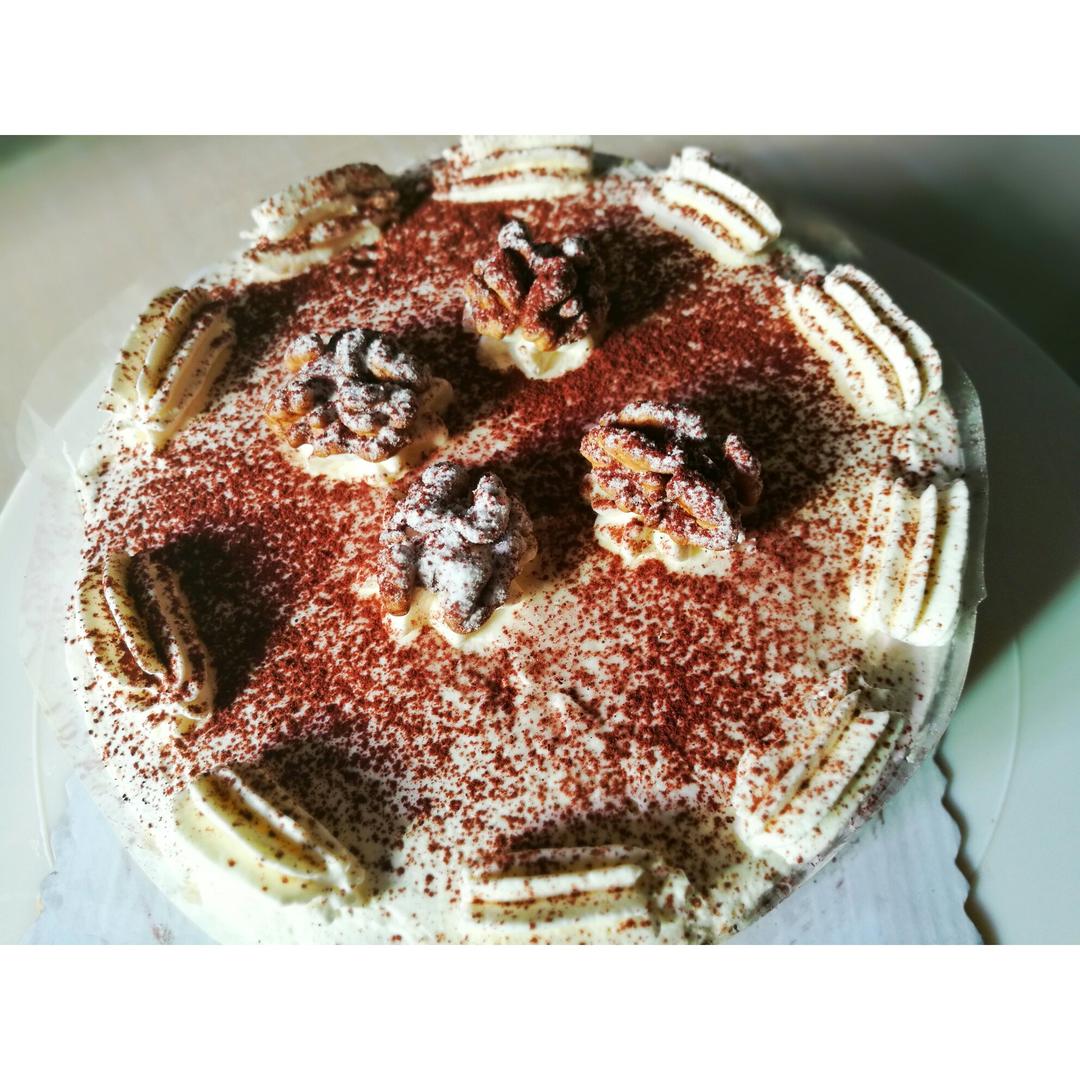 摩卡漩涡树桩造型蛋糕卷