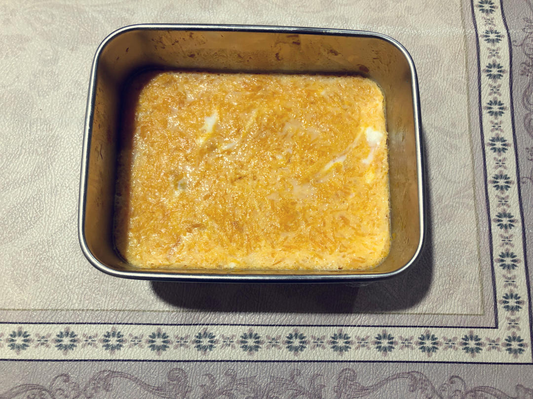南瓜牛奶鸡蛋羹