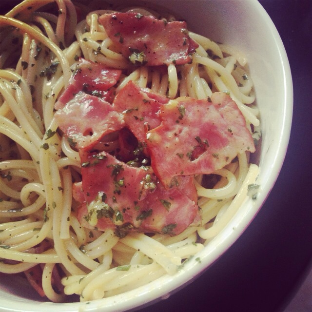 芝士培根意大利面