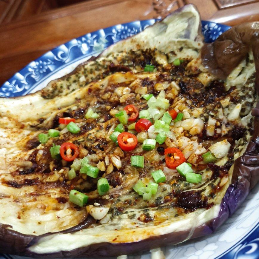 微波炉烤茄子