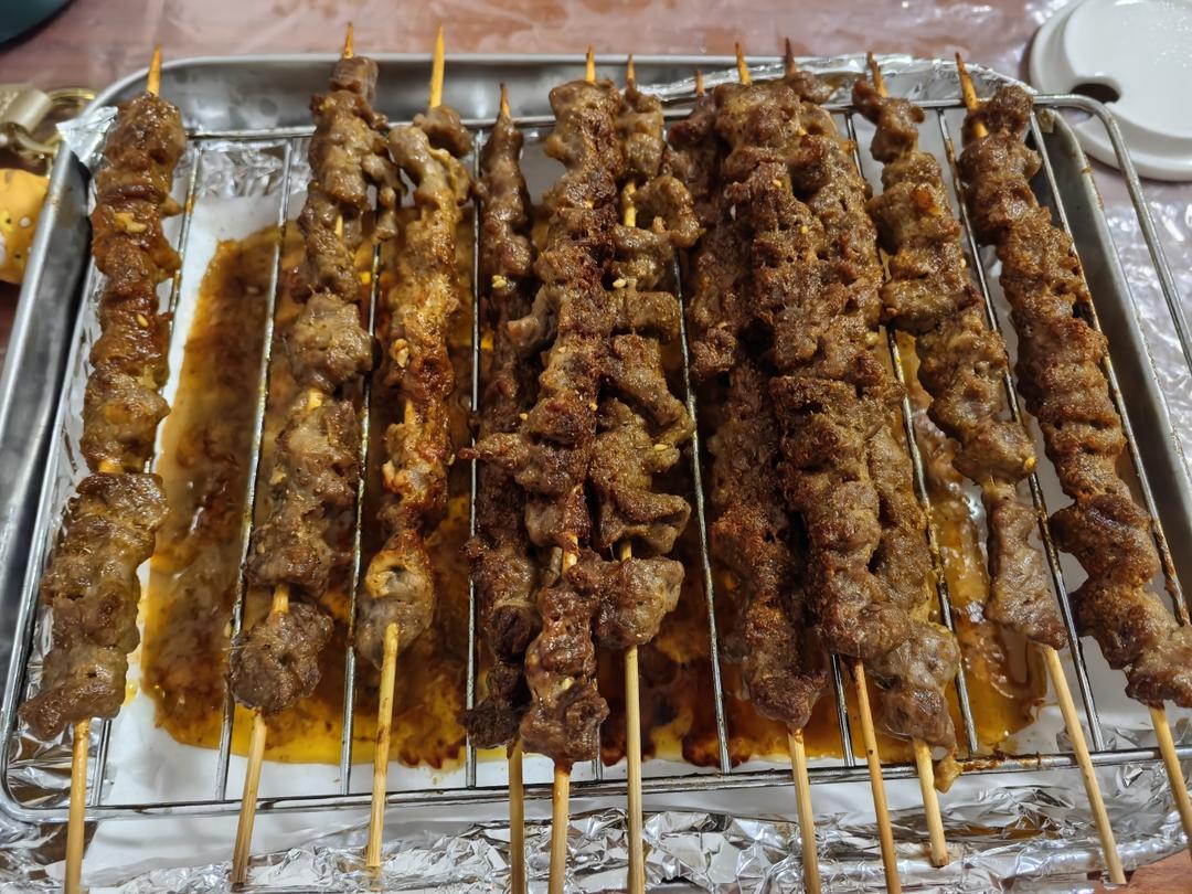 烤牛肉串