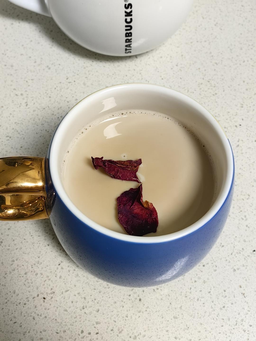 玫瑰奶茶