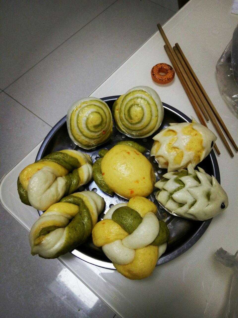 彩色馒头
