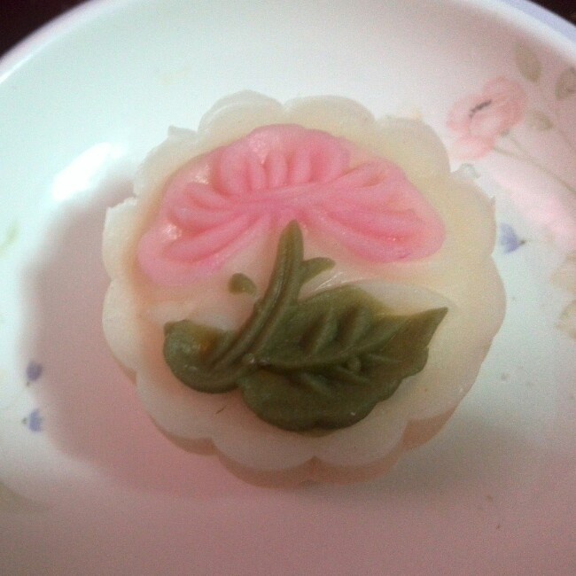 彩色冰皮月饼