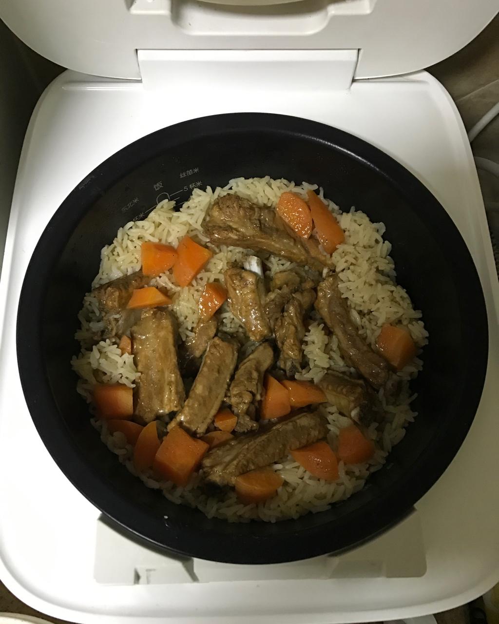 电饭锅排骨煲仔饭（焖饭）