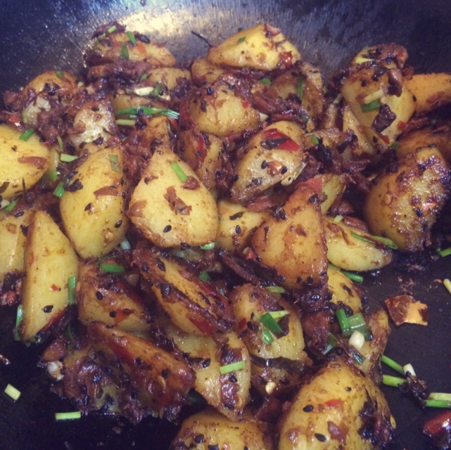 孜然烧烤土豆之无烤箱版