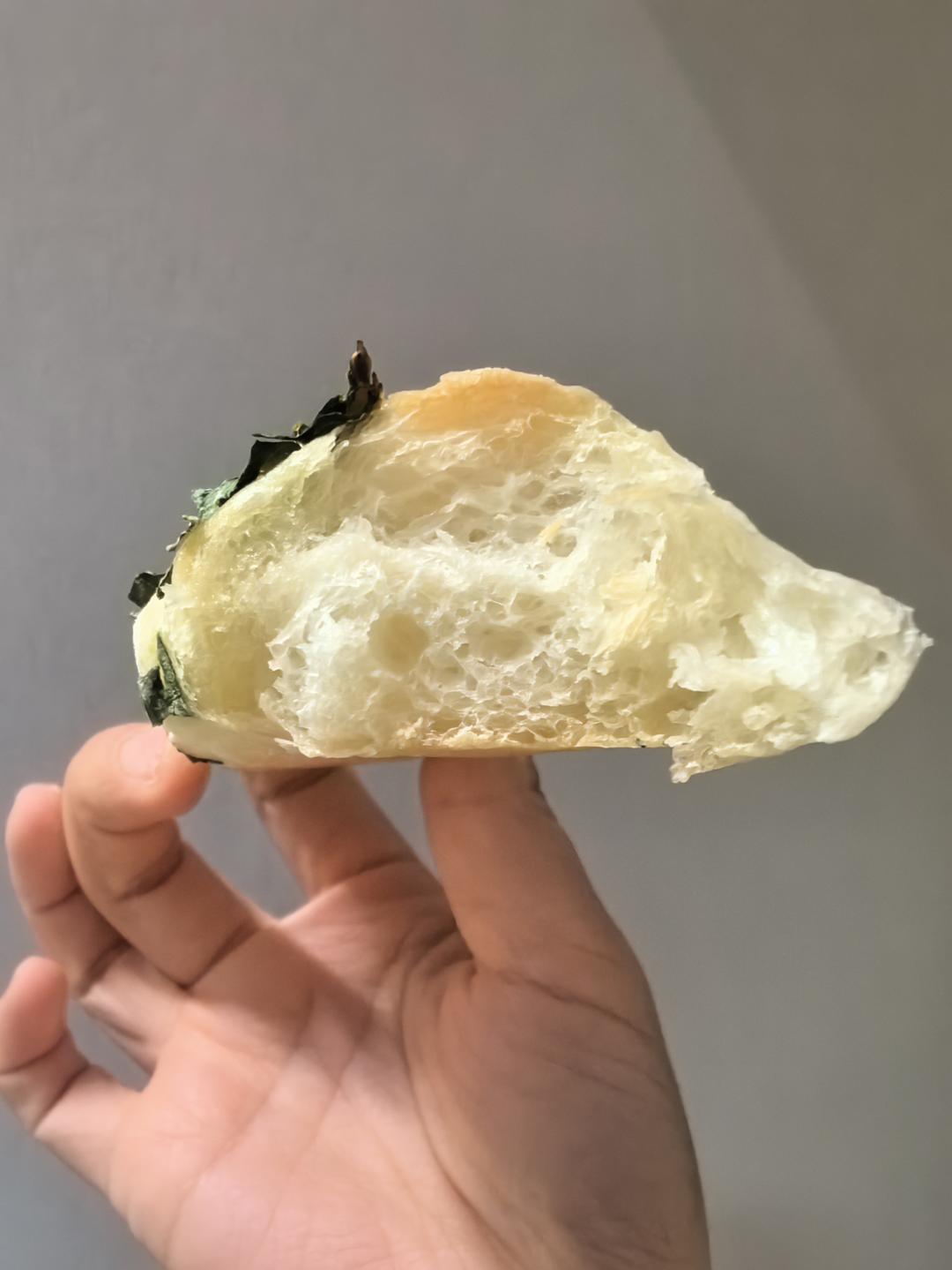 💚腊肠菠菜芝士🧀️🥬
恰巴塔扭扭棒