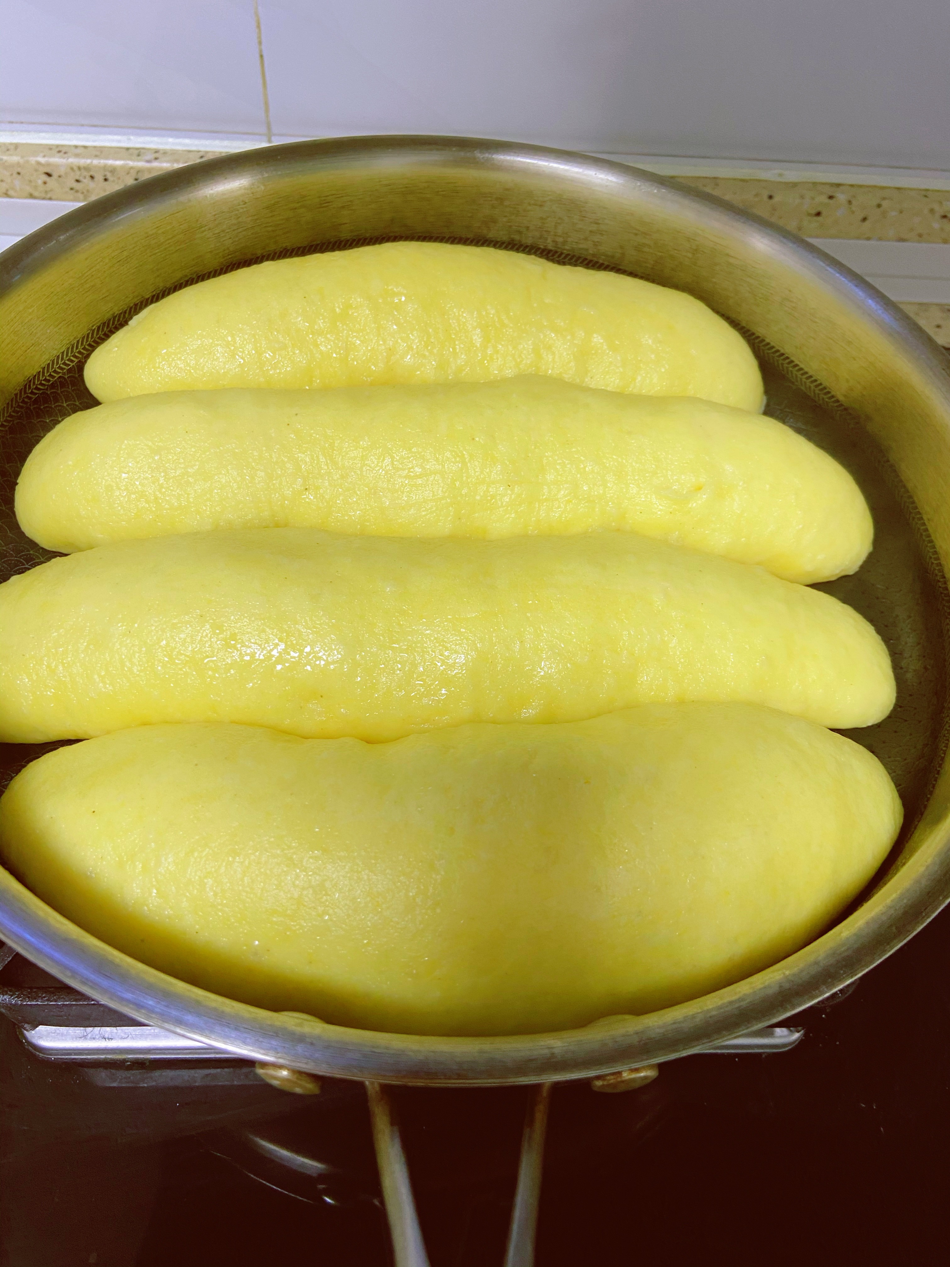 奶香玉米贴饼子平底锅版的做法