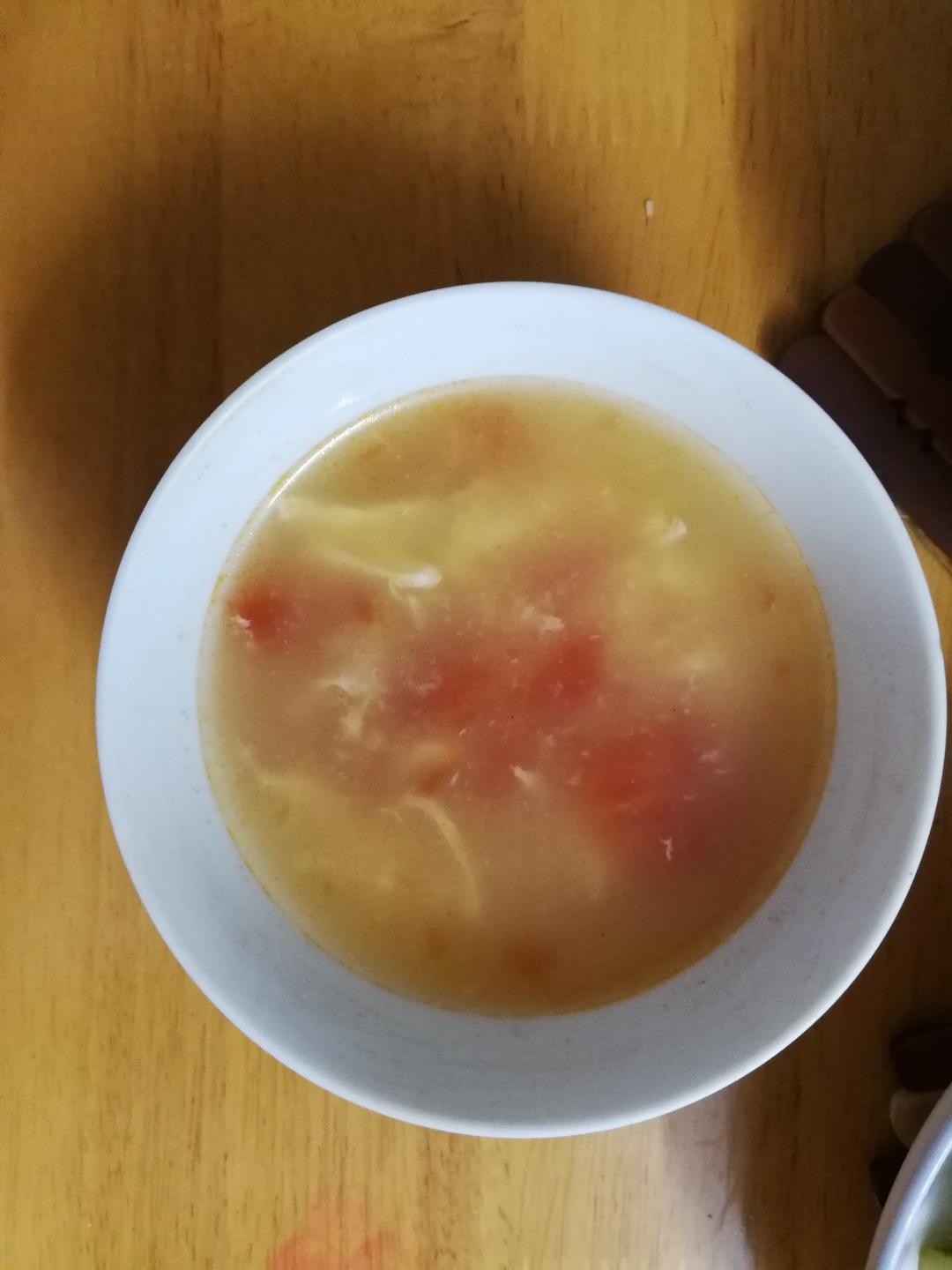 好喝到爆的西红柿鸡蛋汤