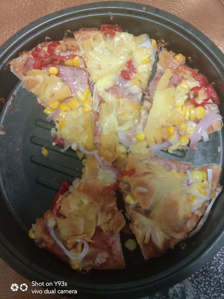 酥脆薄底香浓芝士～夏威夷风情披萨🍕来袭（9寸）