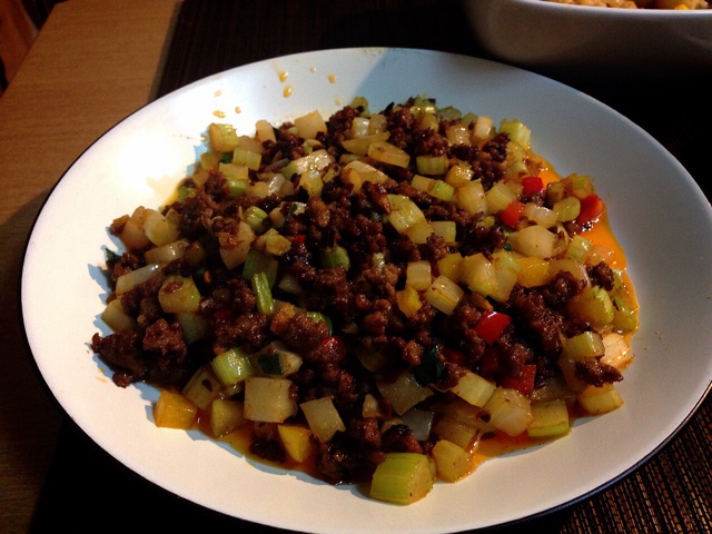 芹菜牛肉末「下饭神器」