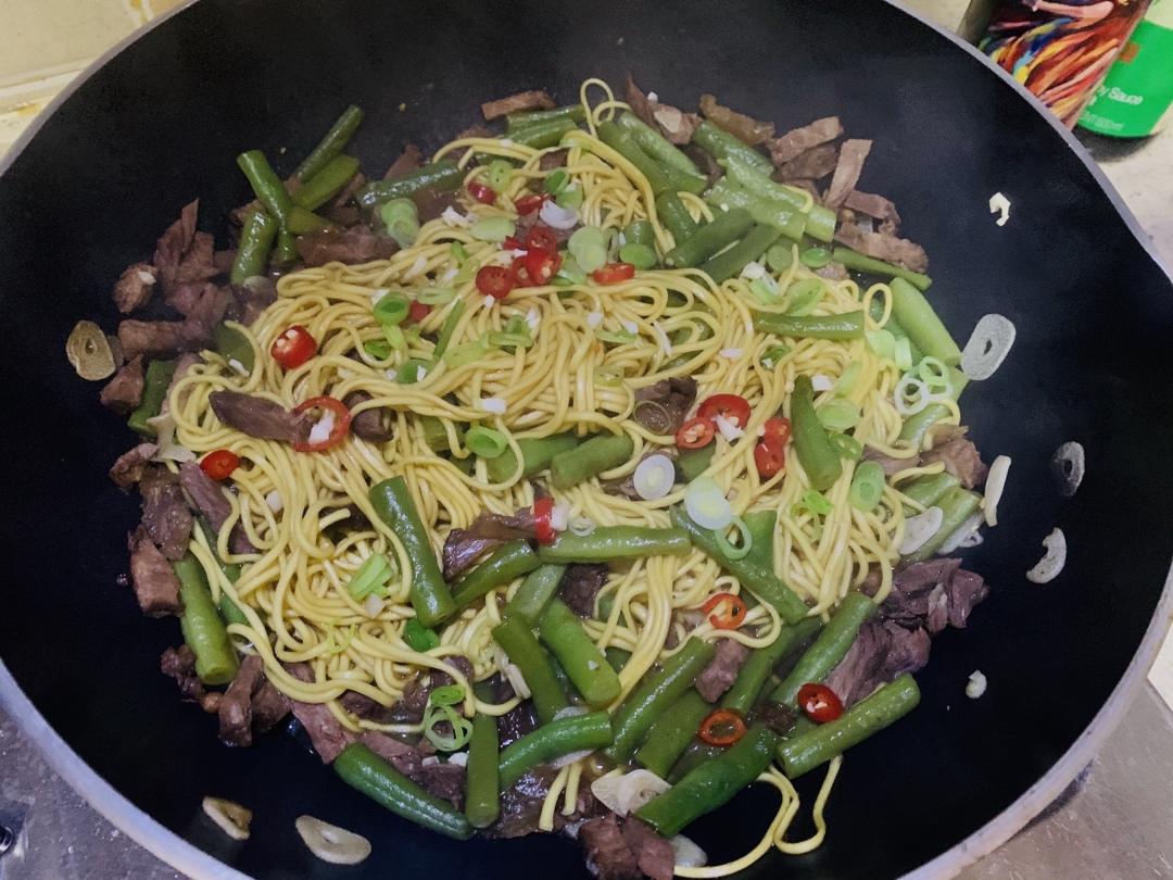 豆角焖个面