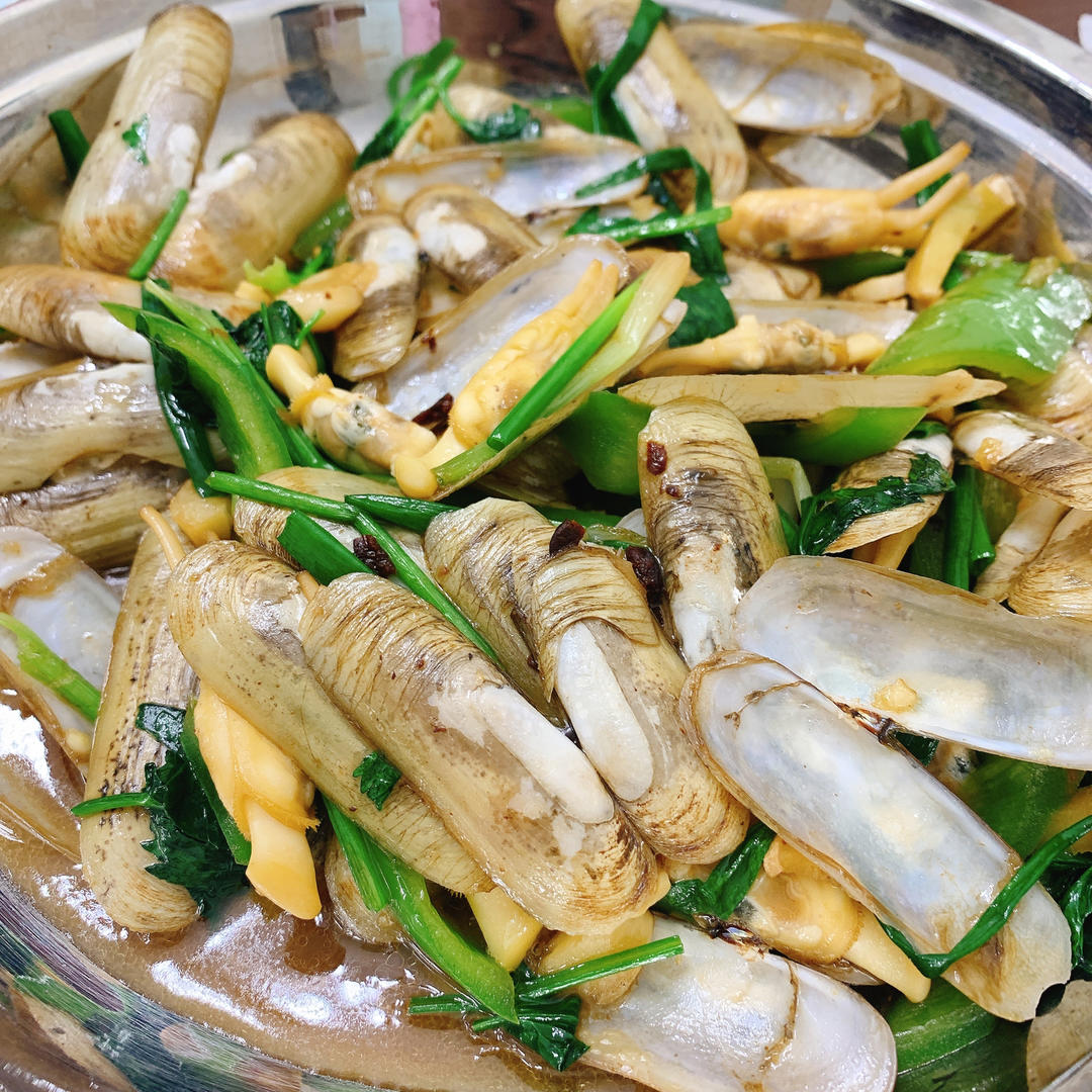 爆炒蛏子