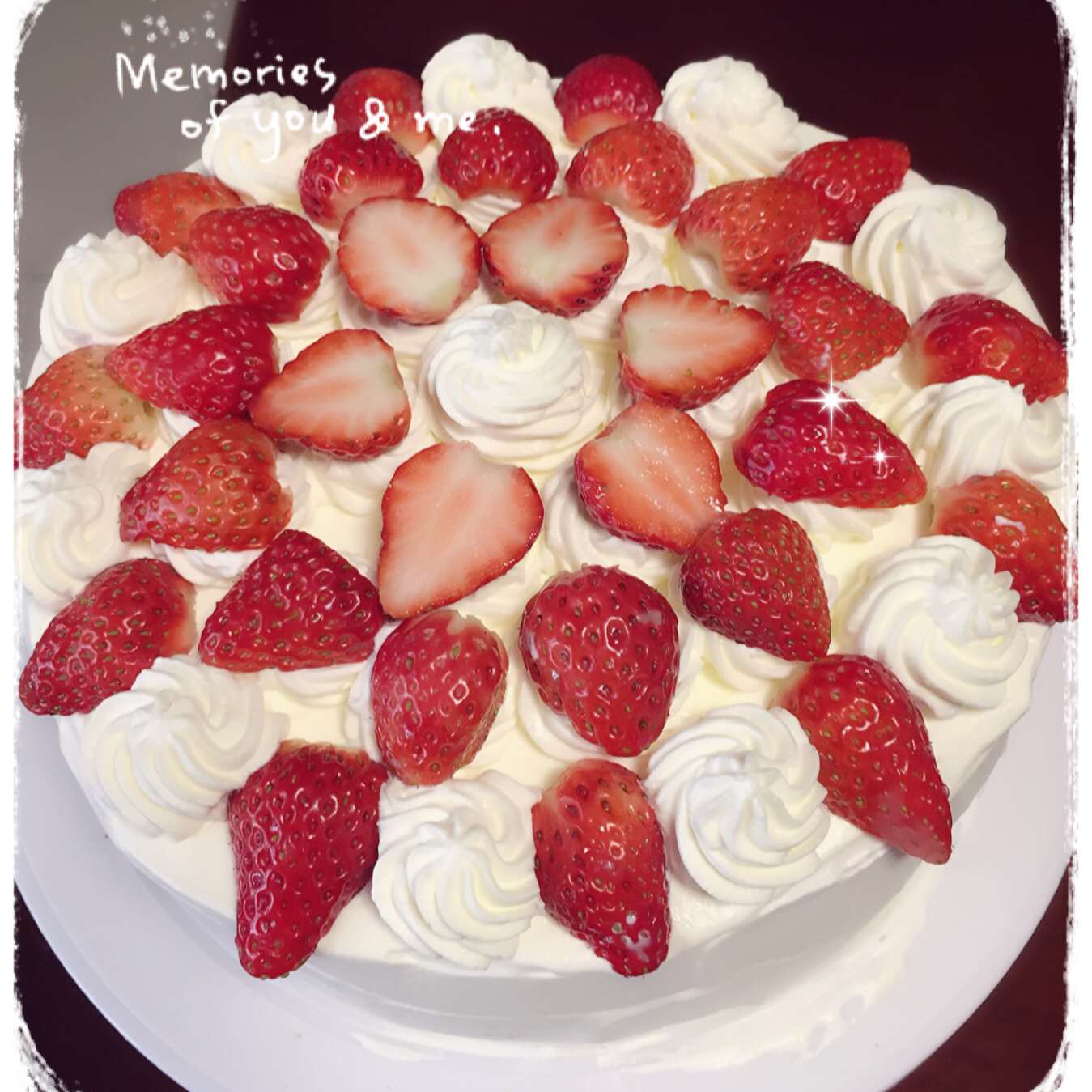 《Tinrry+》草莓奶油蛋糕（8寸配方）