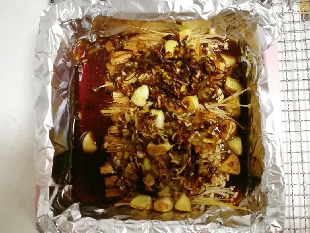 蒜蓉烤金针菇（烤箱版）