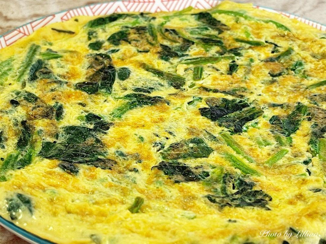 【减脂期】无油菠菜鸡蛋饼