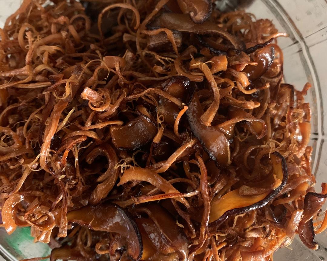炸香菇（附赠一碗杂酱香菇面的制作）的做法