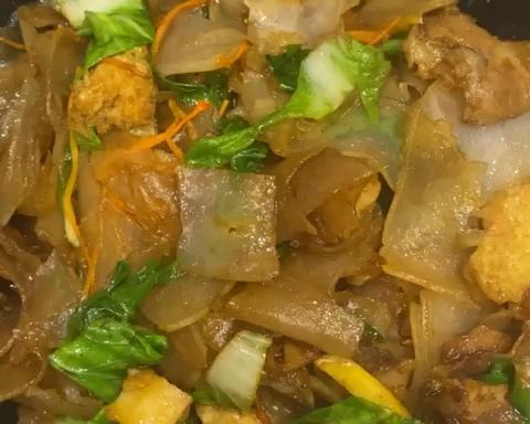 自己在家就做的牛肉炒凉皮的做法