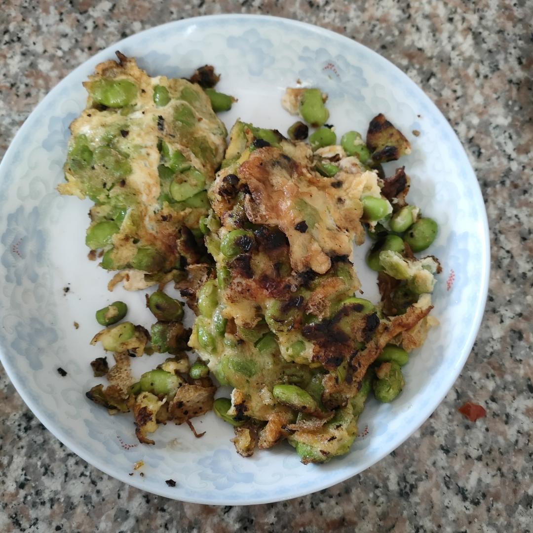 毛豆炒鸡蛋