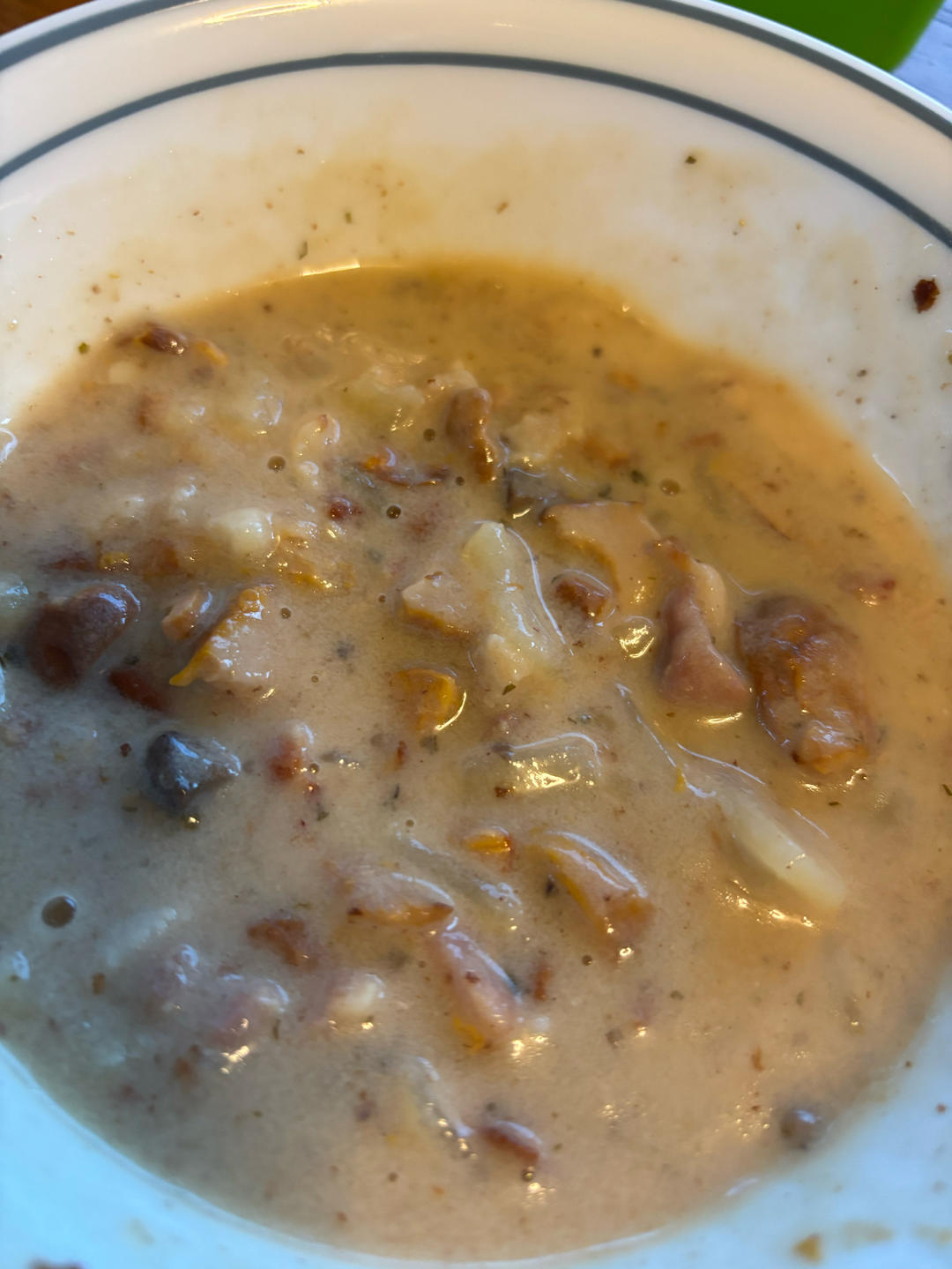 奶油培根鸡油菌