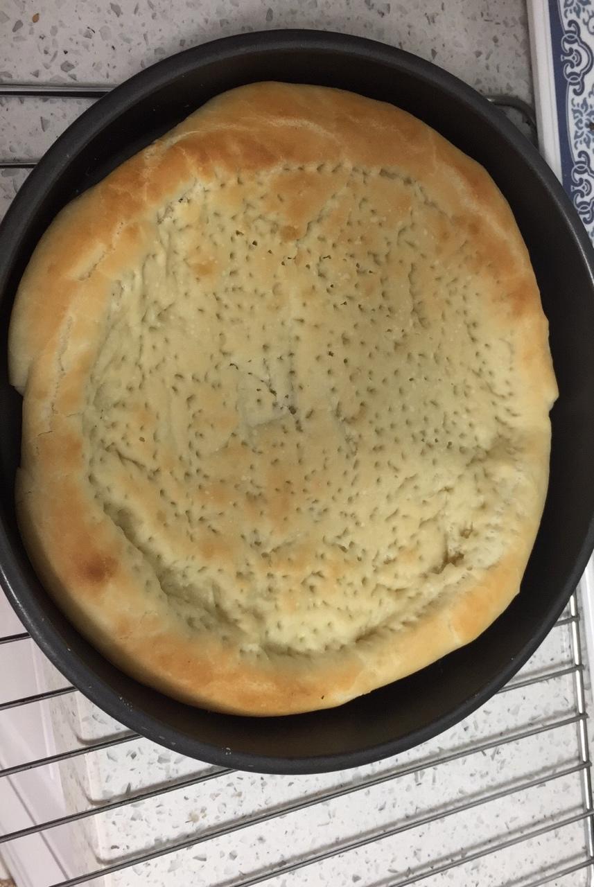 玲426做的自制厚底披萨面饼
