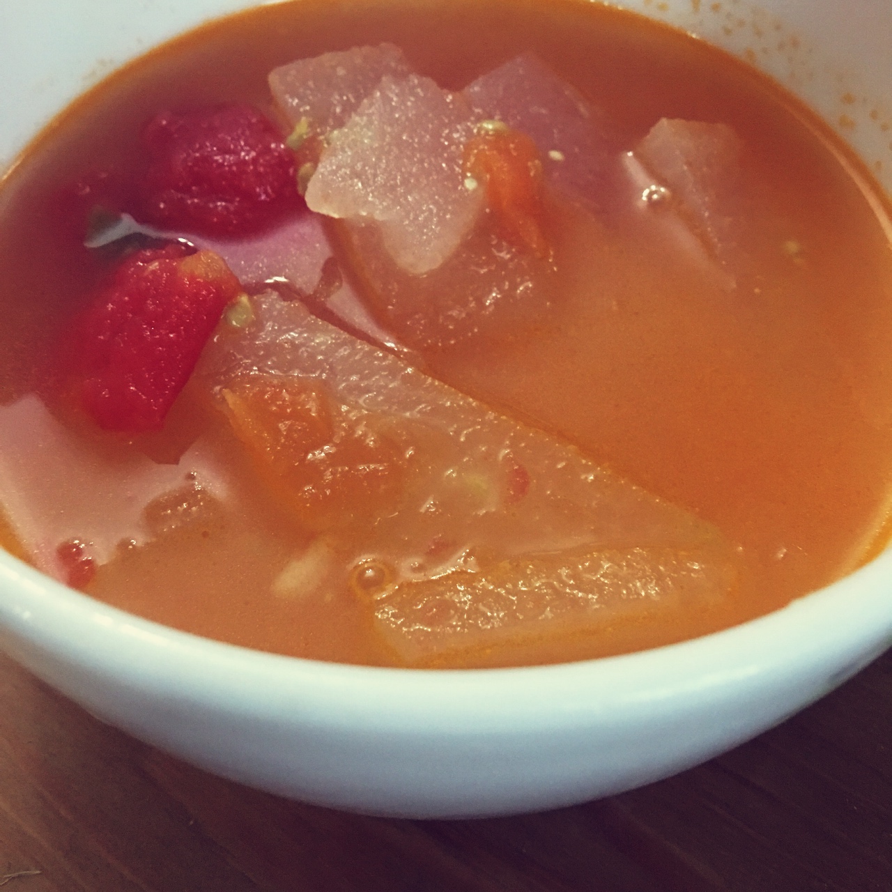 西红柿冬瓜汤