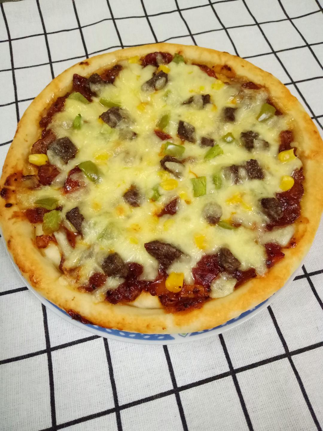 金枪鱼火腿pizza