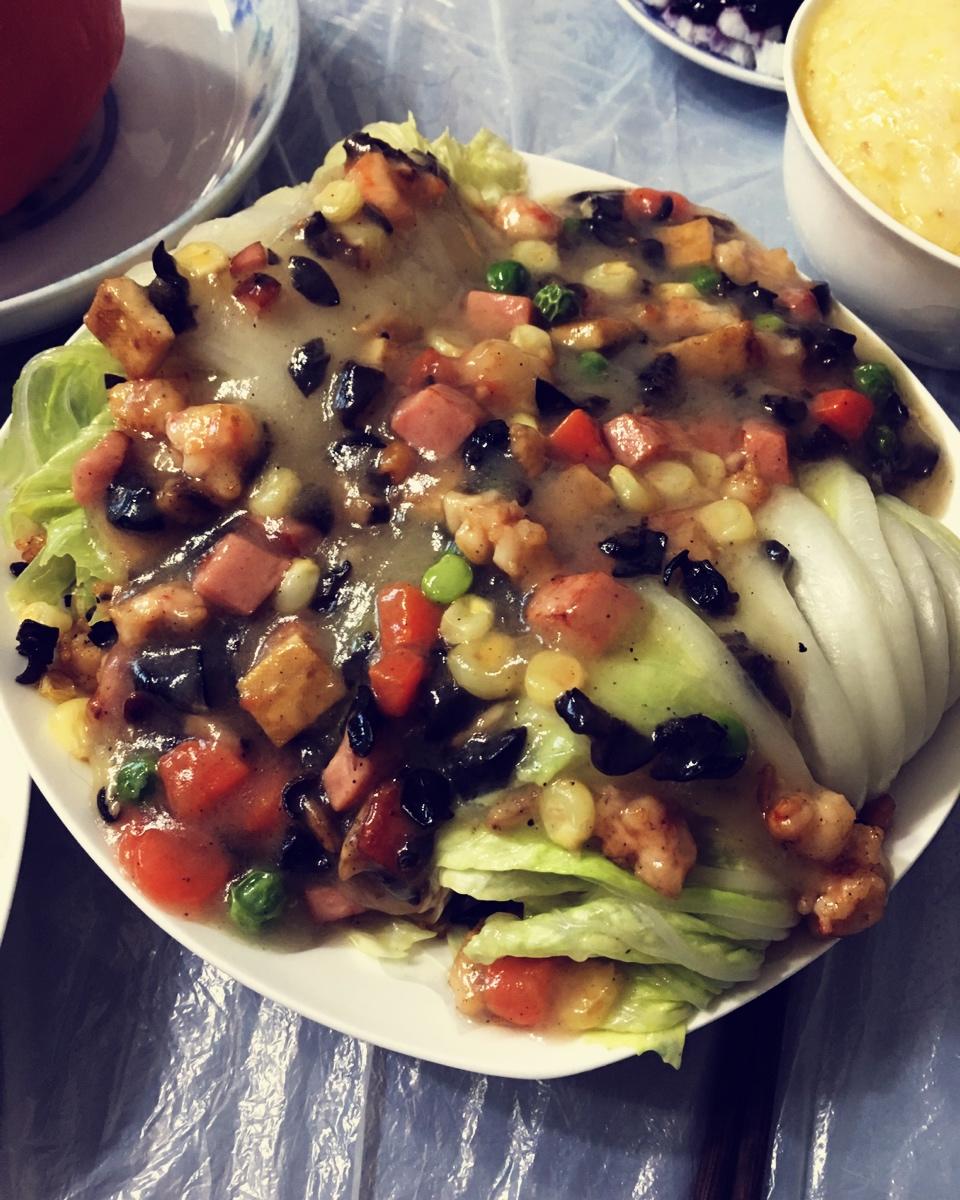 鲜香白菜包(八宝财袋)