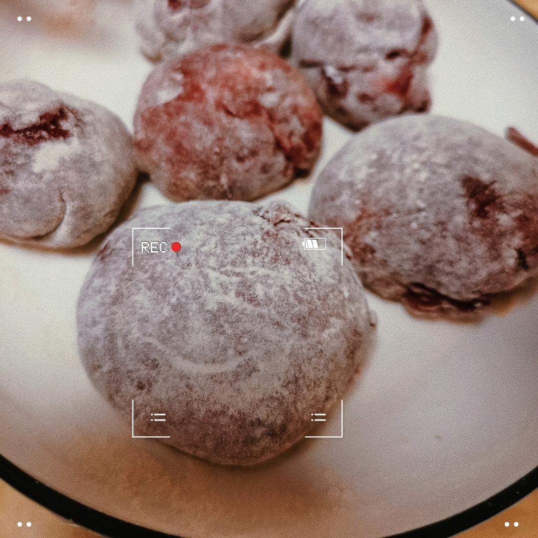 拼色冰皮月饼
