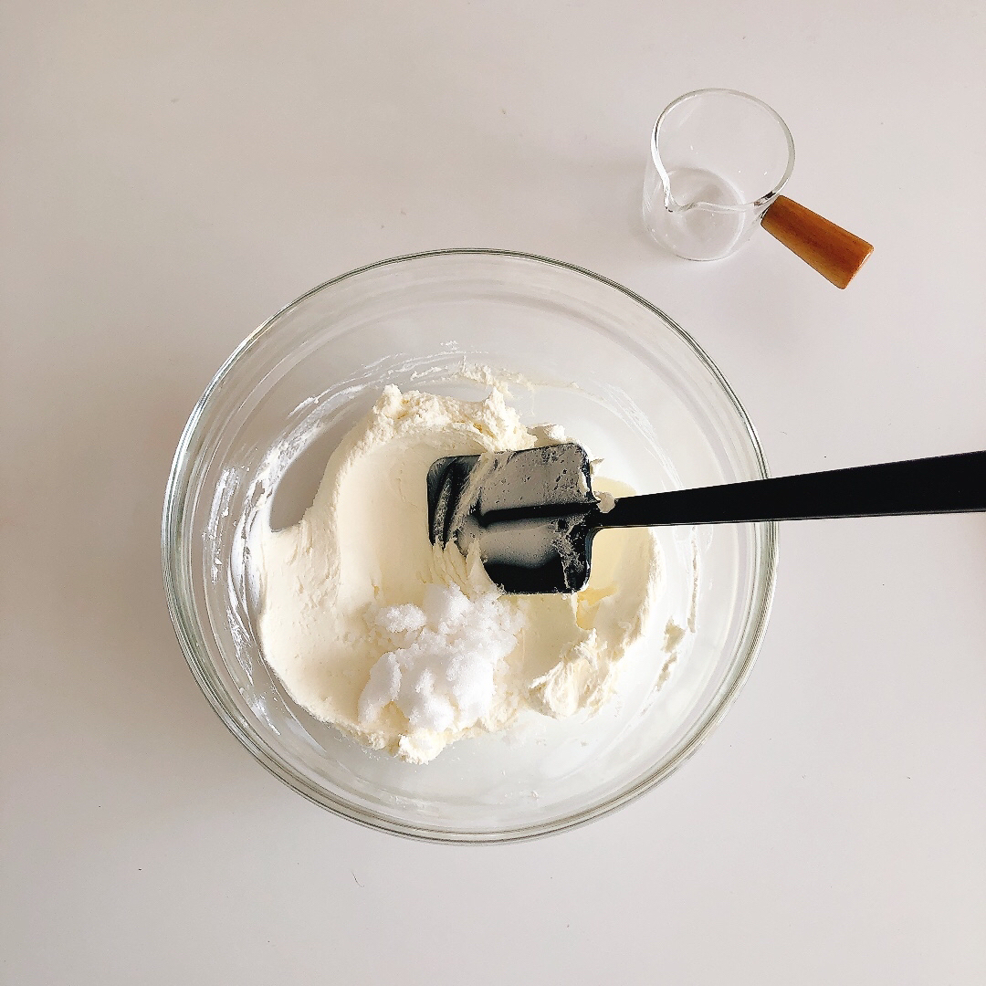 💚抹茶乳酪冰淇淋大福｜糯叽叽太好吃了的做法 步骤1