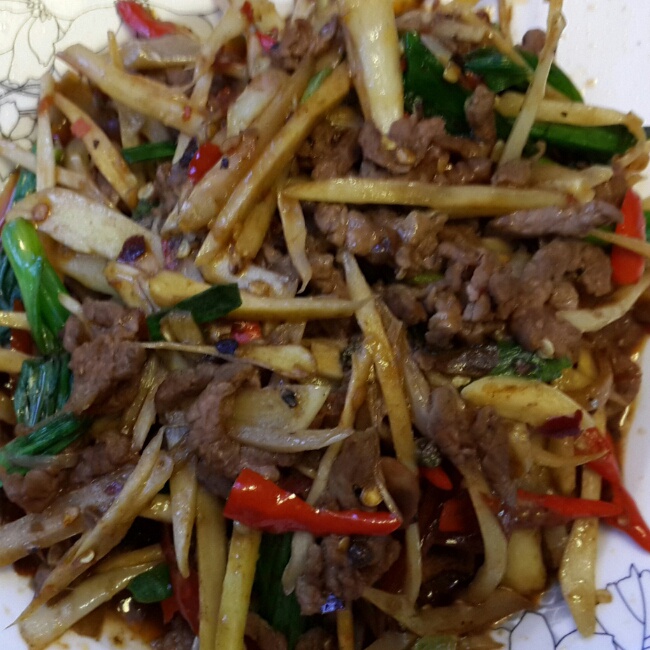 仔姜牛肉丝