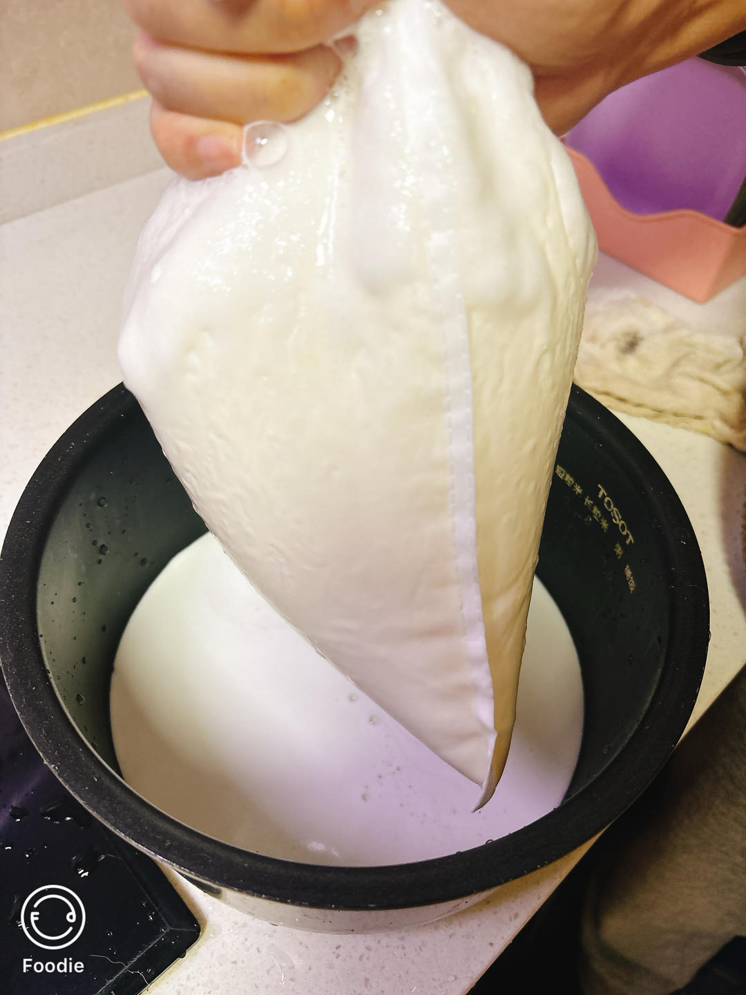 纯奶手撕吐司的做法 步骤1