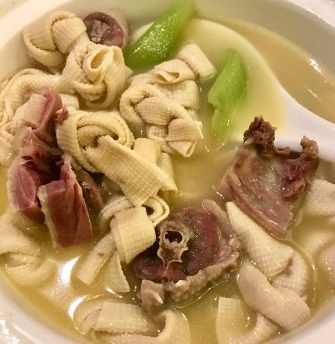 千张咸肉笋片汤