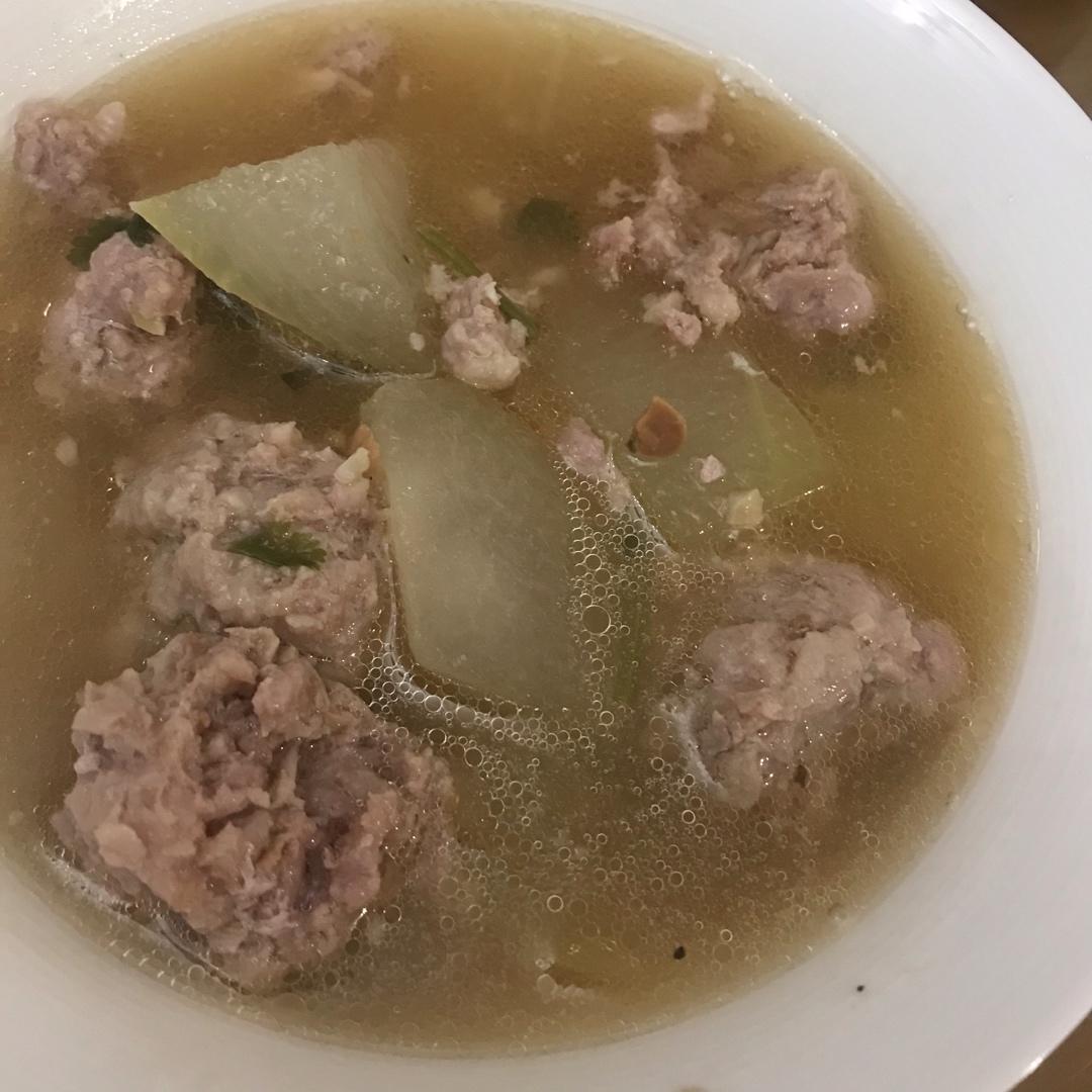 冬瓜丸子汤（私人笔记）