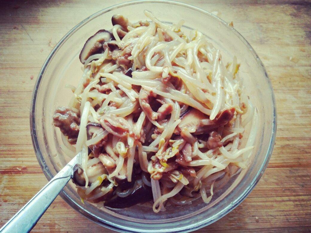肉末豆芽炒粉丝