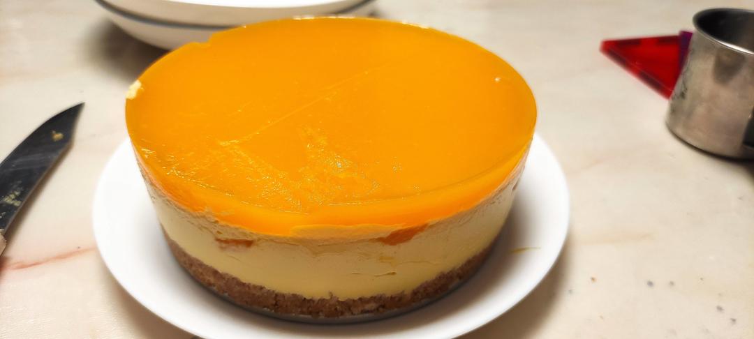 不用烤箱的芒果芝士蛋糕(详细版)