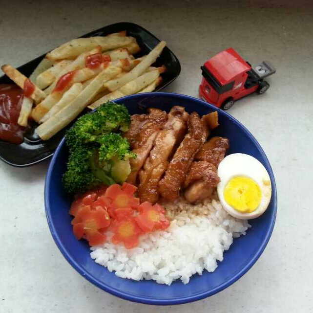 日式照烧鸡排饭