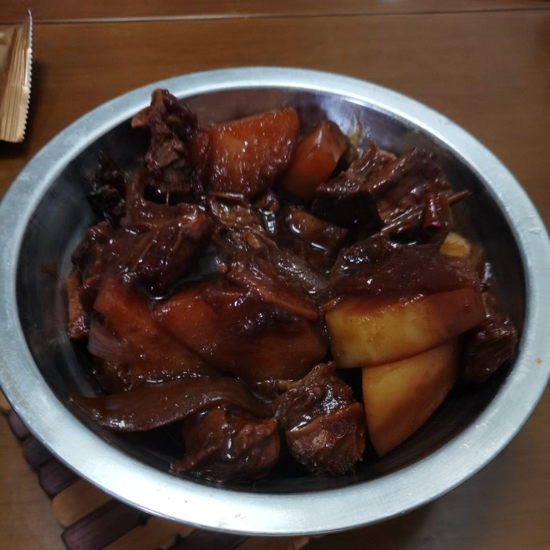 番茄土豆牛腩煲（电饭煲）